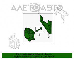 Дистроник радар круиз Audi A3 8V 15-16 4d, 5d