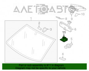 Камера слежения за полосой Lane assist Audi A3 8V 15-20