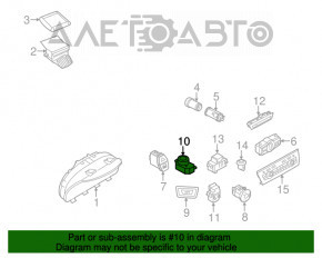 Кнопка Start-Stop BMW 5 F10 09-17 c Stop-Go