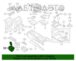 Шифтер КПП BMW 5 F10 10-17 M Pack