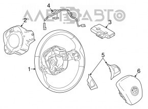 Кнопки управления на руле BMW i3 14-20 под адаптивный круиз