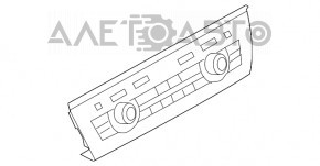 Управління клімат-контролем та магнітолою BMW 5 F10 11-16 2 зонний кл