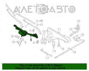 Трапеция дворников очистителя BMW X5 E70 07-13