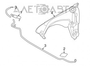 Шланг омывателя фар BMW X3 F25 11-17