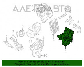 Распределитель тока АКБ BMW X3 G01 18-21 с пиропатроном, задний