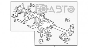 Труба подторпедная посилення Honda CRZ 11-16