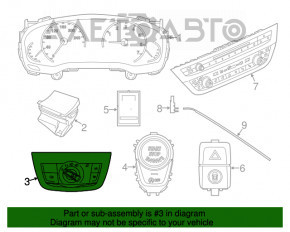 Управление светом BMW X3 G01 18-21 без LED ПТФ