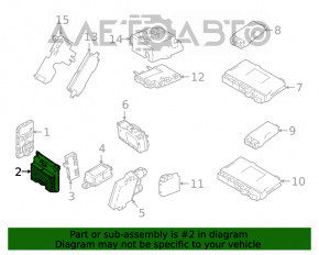 Power Control Unit PCU BMW X3 G01 18-21