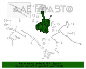 Бачок омывателя BMW i3 14-21 без крышки