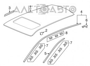 Дах метал Honda CRV 12-16