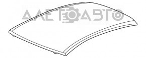 Крыша металл Honda Civic X FC 16-21 4d под люк, без антенны, отпилена, вмятины, тычки