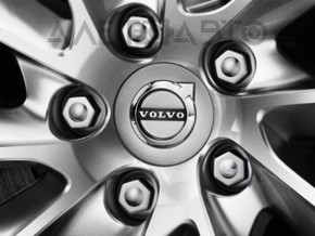 Центральный колпачок на диск Volvo XC90 16-22 63.5мм серый