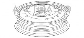 Запасне колесо докатка Acura TLX 15-17 R17 135/80