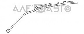 Подушка безпеки airbag бічна шторка ліва Lexus ES350 07-12 іржавий піропатрон