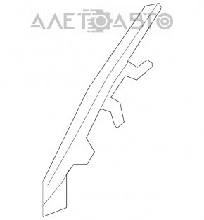 Подушка безопасности airbag задняя боковая правая Lexus ES350 07-12 серая, царапины, ржавый пиропатрон