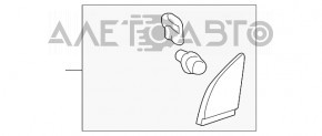 Трикутник заглушка всередину передній правий Lexus RX300 RX330 RX350 RX400h 04-09 новий OEM оригінал