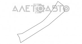 Накладка порога задняя левая Nissan Leaf 13-17 черн