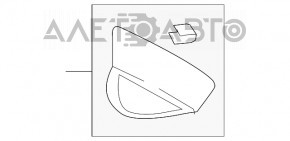 Рамка накладка на дисплей монохром Subaru b9 Tribeca