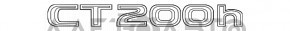 Эмблема надпись CT200h крышки багажника Lexus CT200h 11-17