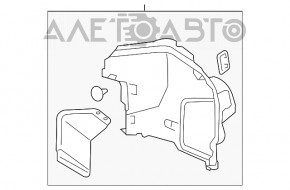 Обшивка арки правая Lexus ES300h 13-18 новый OEM оригинал