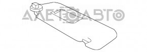 Козырек правый Lexus ES300h ES350 13-18 серый, без крючка, под химчистку