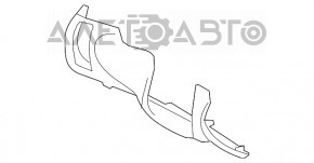 Накладка колени водителя Subaru Forester 08-13 SH черн