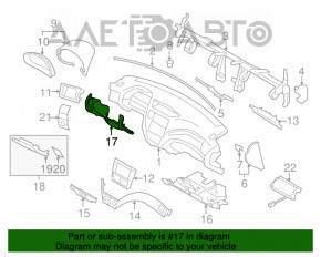 Накладка над колінами водія Subaru Forester 08-13 SH