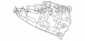 Трапеция дворников с моторчиком задняя Honda CRV 12-16 сломана фишка