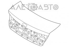 Кришка багажника Kia Optima 16- без спойлера новий неоригінал