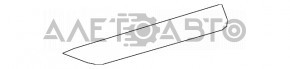 Накладка порога внешн задняя правая Lexus RX350 RX450h 16-22 черн