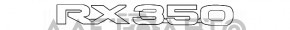 Эмблема надпись RX350 двери багажника Lexus RX350 16-22