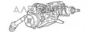 Рульова колонка Fiat 500L 14 - електро