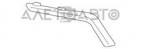 Молдинг переднього бампера хром нижній лев Mitsubishi Outlander Sport ASX 16-19 рест