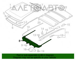 Механизм люка рама Mitsubishi Outlander Sport ASX 10-