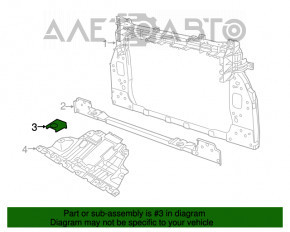 Кріплення радіатора нижнє ліве Jeep Renegade 15-