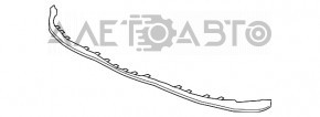 Накладка губ переднього бампера Acura MDX 14-20 подряпини, надриви, надірвані кріплення