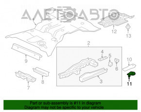 Механізм кріплення запасного колеса Acura MDX 14-20