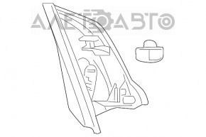 Заглушка наружнего зеркала с пищалкой передняя правая Honda CRV 12-16