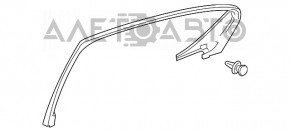 Накладка двери внутренняя задняя левая Acura ILX 13-