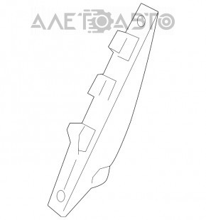 Кронштейн заднего бампера правый Acura ILX 13-18