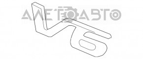 Эмблема V6 крышки багажника Honda Accord 13-17