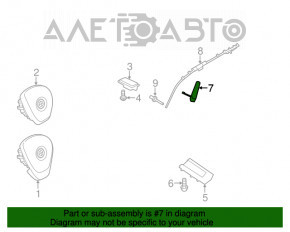 Подушка безпеки airbag сидіння прав BMW X3 F25 11-17