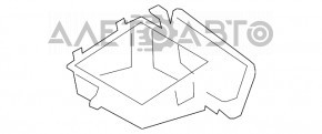 Крышка корпуса салонного фильтра низ BMW X3 F25 11-17