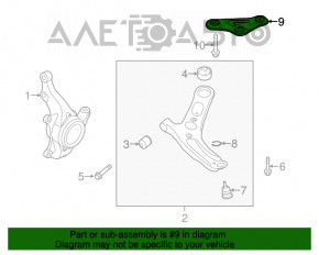 Лопух переднего подрамника правый Kia Forte 4d 14-18 примят