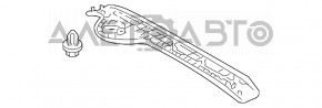 Накладка потолка задняя Toyota Sienna 11-14 серая, царапины