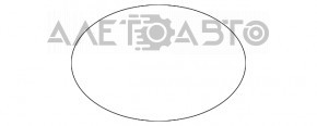 Емблема TOYOTA hybrid кришки багажника Toyota Camry v55 15-17 usa, зламані напрямні