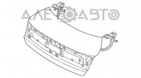 Кришка багажника в зборі Hyundai Sonata 20 - з оптикою та камерою