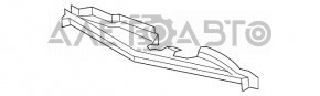 Дефлектор радиатора верх Acura MDX 14-16 дорест новый OEM оригинал