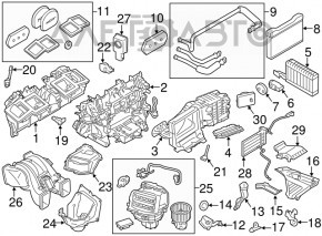 Вентилятор в сборе BMW 5 F10 10-17