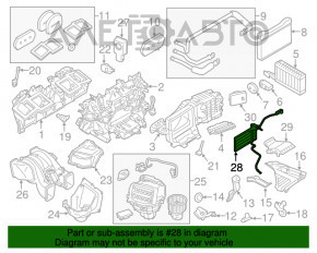 Подогреватель heater BMW 5 F10 10-17